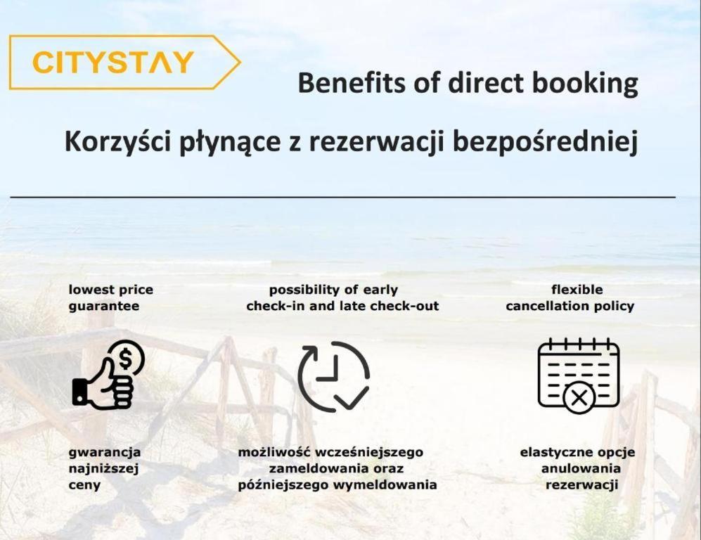 Citystay Nadmorski Apartament Marina Primore Karawela Danzica Esterno foto